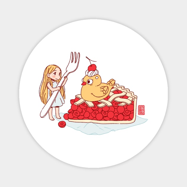 Cherry Pie 2 Magnet by Freeminds